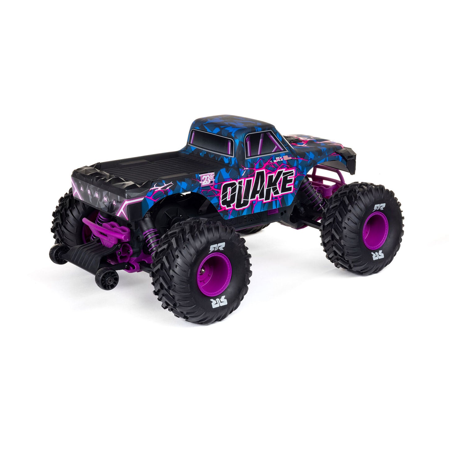 1/10 QUAKE 223S 2WD RTR Brushless Monster Truck, Green