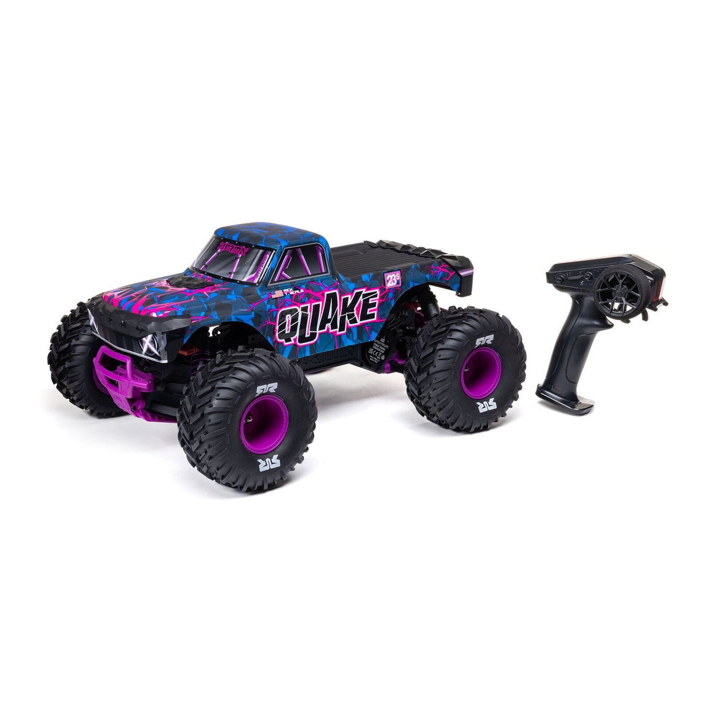 1/10 QUAKE 223S 2WD RTR Brushless Monster Truck, Green