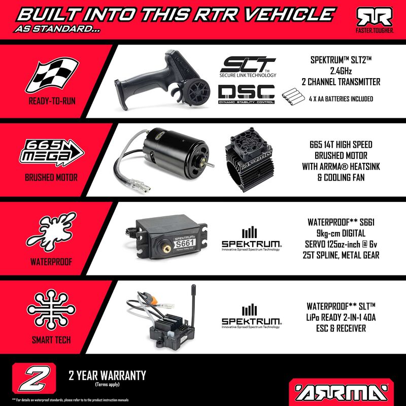 1/8 TYPHON 4X4 RTR Brushed Buggy, Blue - Xtreme RC