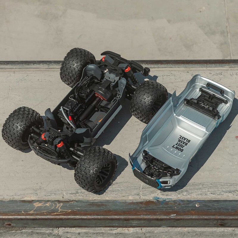 1/10 GRANITE 4X4 223S BLX BRUSHLESS MONSTER TRUCK RTR WITH DSC, GUN METAL - Xtreme RC