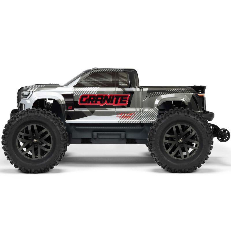 1/10 GRANITE 4X4 223S BLX BRUSHLESS MONSTER TRUCK RTR WITH DSC, GUN METAL - Xtreme RC