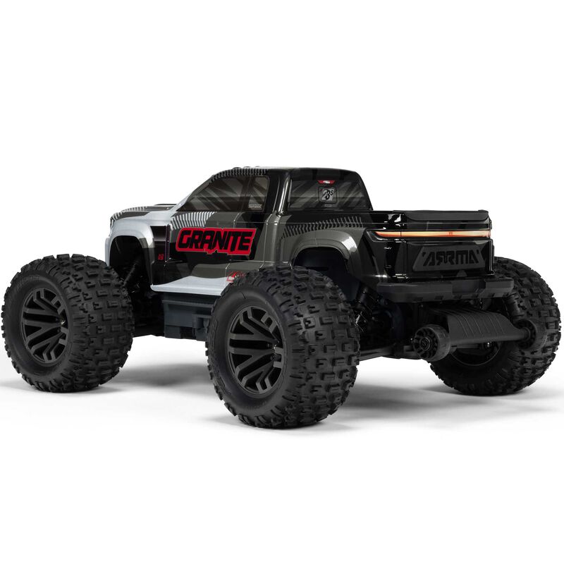1/10 GRANITE 4X4 223S BLX BRUSHLESS MONSTER TRUCK RTR WITH DSC, GUN METAL - Xtreme RC