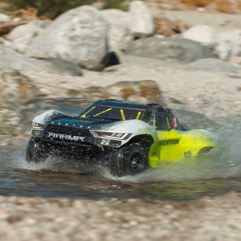 1/10 SENTON 4X4 223S BLX BRUSHLESS SHORT COURSE TRUCK RTR WITH DSC, YELLOW - Xtreme RC