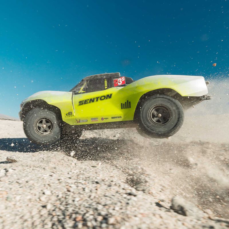 1/10 SENTON 4X4 223S BLX BRUSHLESS SHORT COURSE TRUCK RTR WITH DSC, YELLOW - Xtreme RC