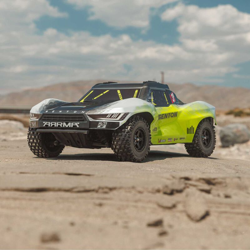 1/10 SENTON 4X4 223S BLX BRUSHLESS SHORT COURSE TRUCK RTR WITH DSC, YELLOW - Xtreme RC