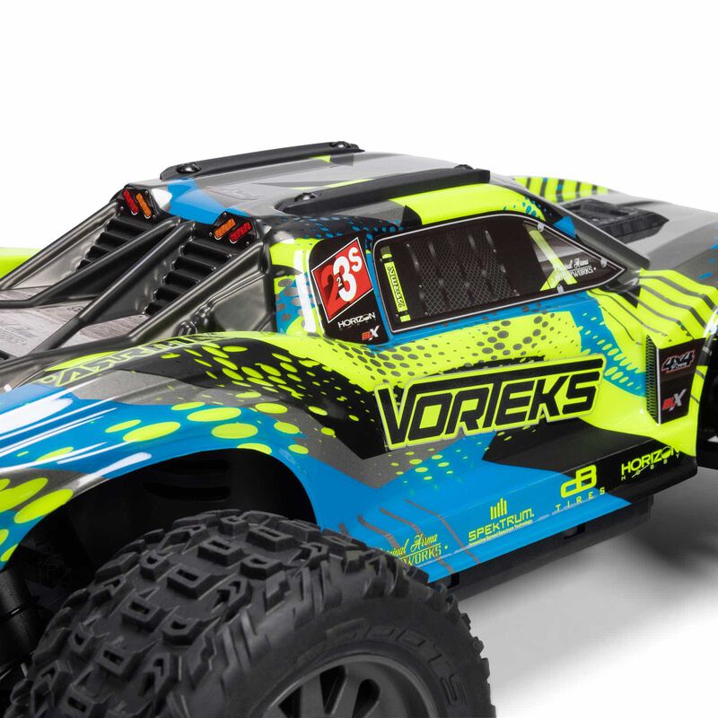 1/10 VORTEKS 4X4 223S BLX BRUSHLESS STADIUM TRUCK RTR WITH DSC, TEAL - Xtreme RC