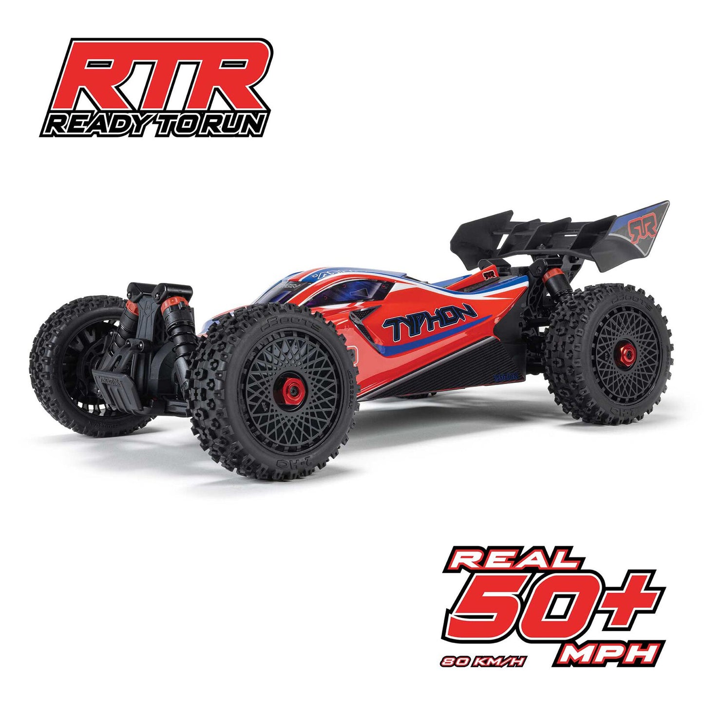 1/8 TYPHON 4X4 223S BLX BRUSHLESS BUGGY RTR WITH DSC BLUE/YELLOW - Xtreme RC