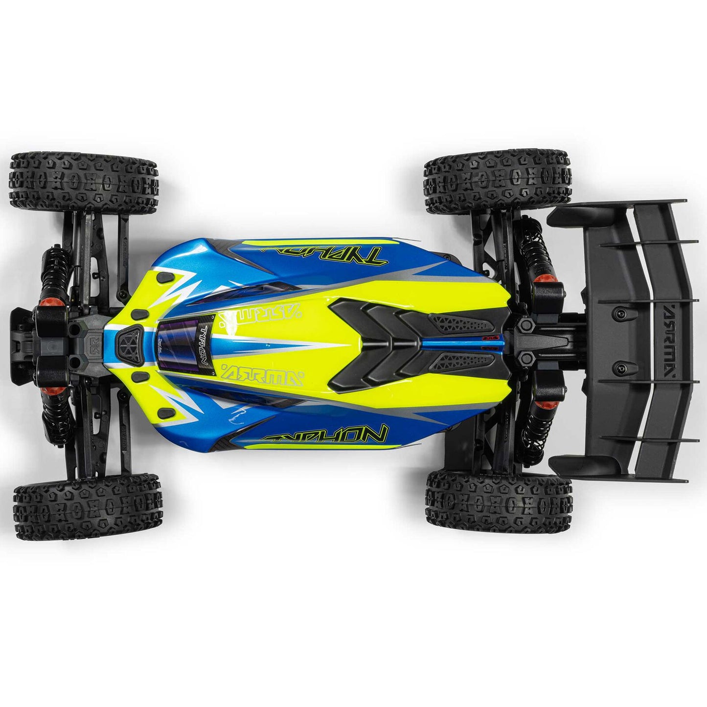 1/8 TYPHON 4X4 223S BLX BRUSHLESS BUGGY RTR WITH DSC BLUE/YELLOW - Xtreme RC