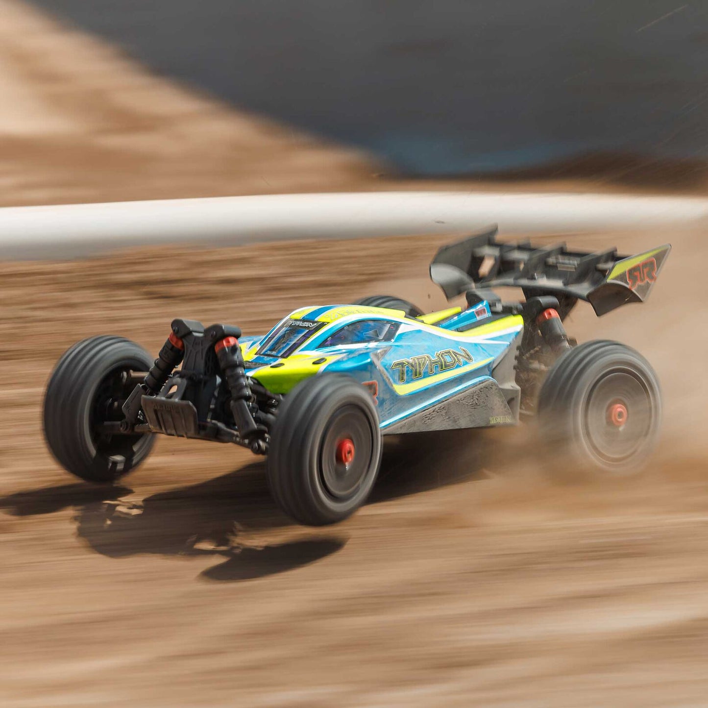 1/8 TYPHON 4X4 223S BLX BRUSHLESS BUGGY RTR WITH DSC BLUE/YELLOW - Xtreme RC