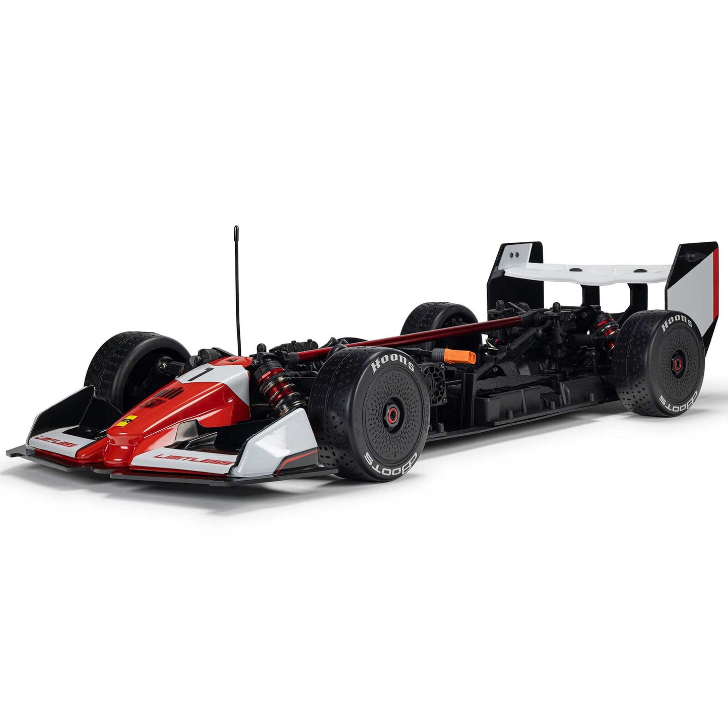 1/7 LIMITLESS 120 8S BLX SPEED MACHINE RTR w AVC, Red/Black