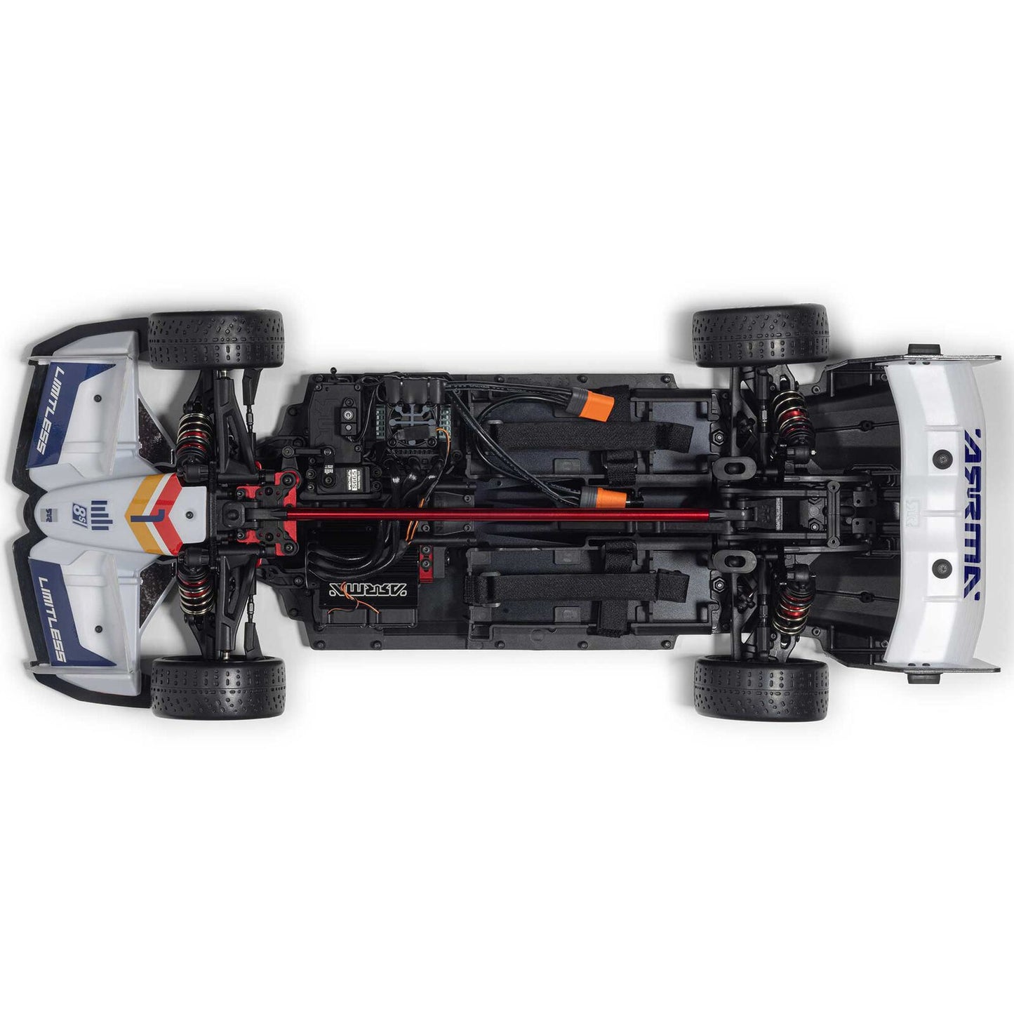 1/7 LIMITLESS 120 8S BLX SPEED MACHINE RTR w AVC, Red/Black