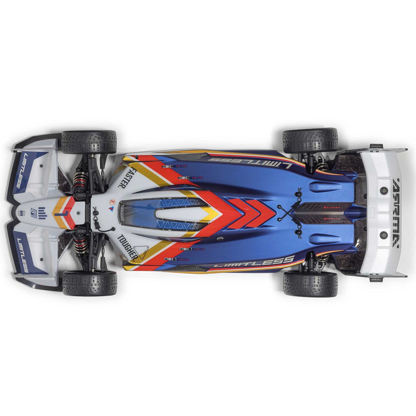 1/7 LIMITLESS 120 8S BLX SPEED MACHINE RTR w AVC, Red/Black