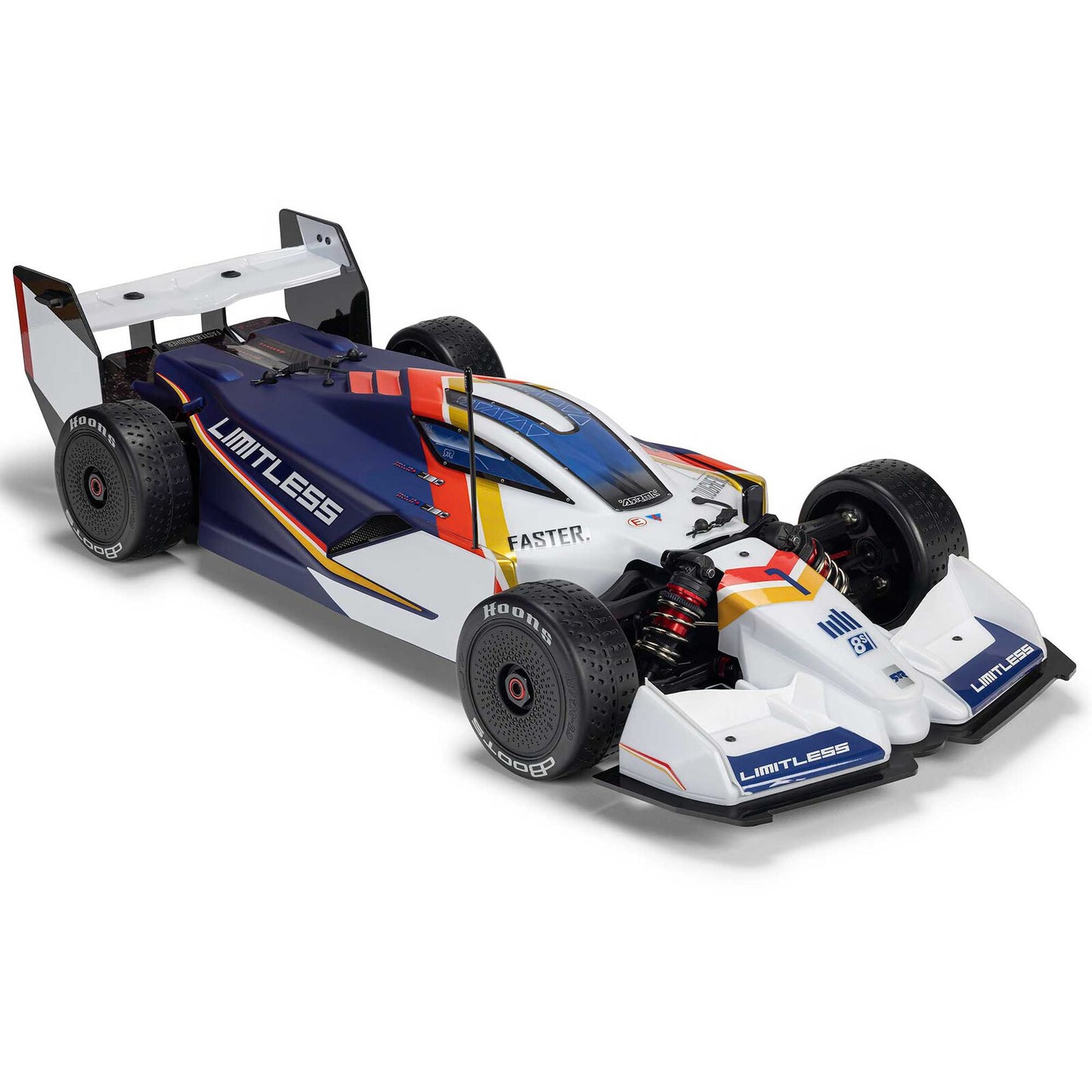 1/7 LIMITLESS 120 8S BLX SPEED MACHINE RTR w AVC, Red/Black