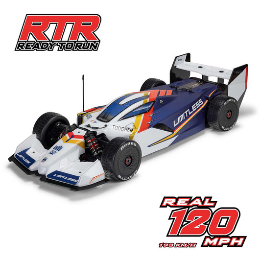 1/7 LIMITLESS 120 8S BLX SPEED MACHINE RTR w AVC, Red/Black