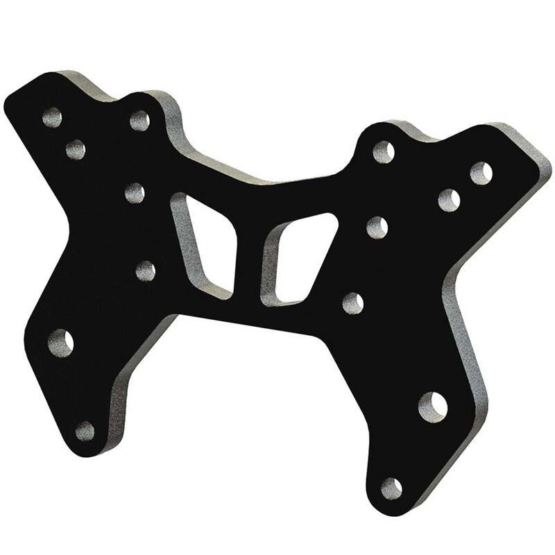 Shock Tower Rs Front Aluminum Black - Xtreme RC