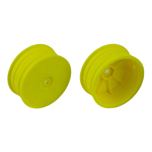 4WD Front Wheels, 2.2, 12mm hex, +1.5mm, yellow