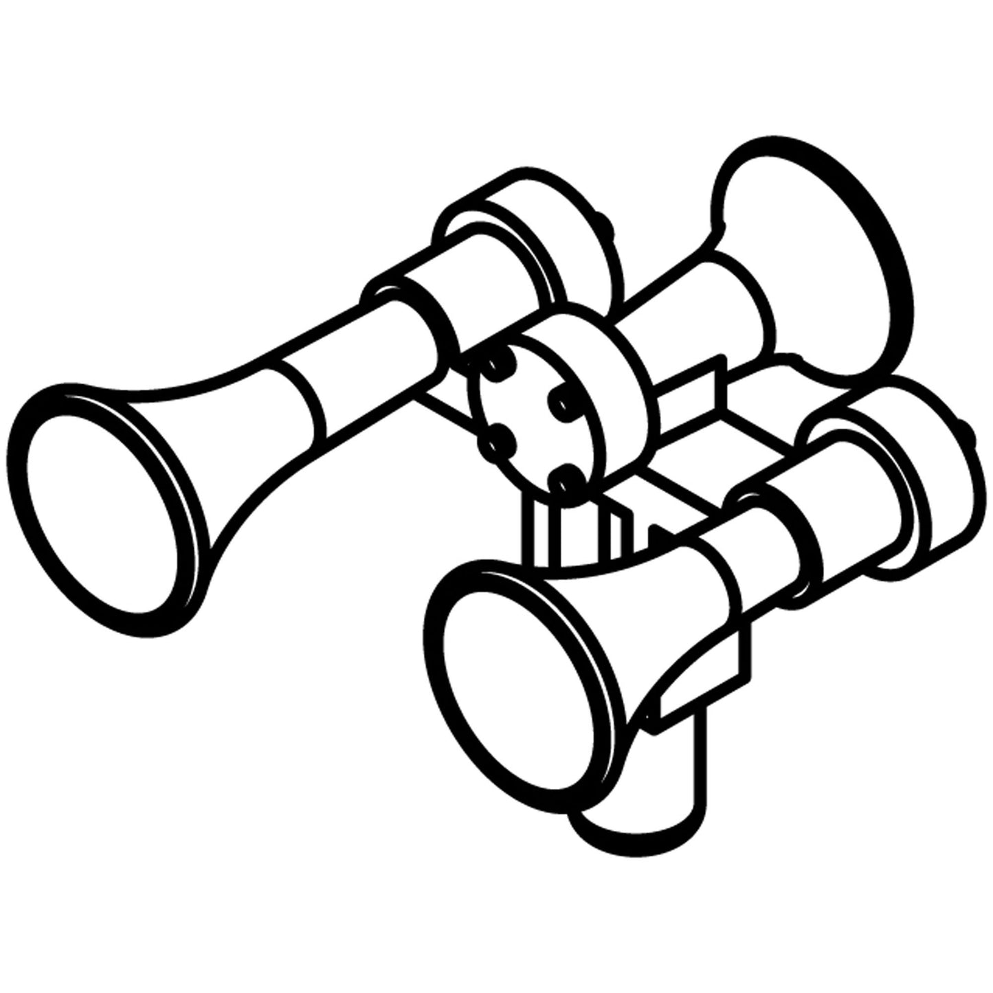 HO Nathan Air Chime K3LA 3-Chime Square Bracket(3)