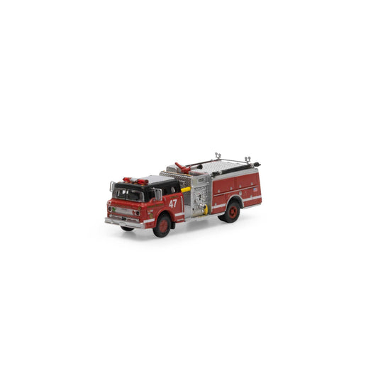 N Ford C Canopy Cab Pumper Fire Truck, Chicago #47