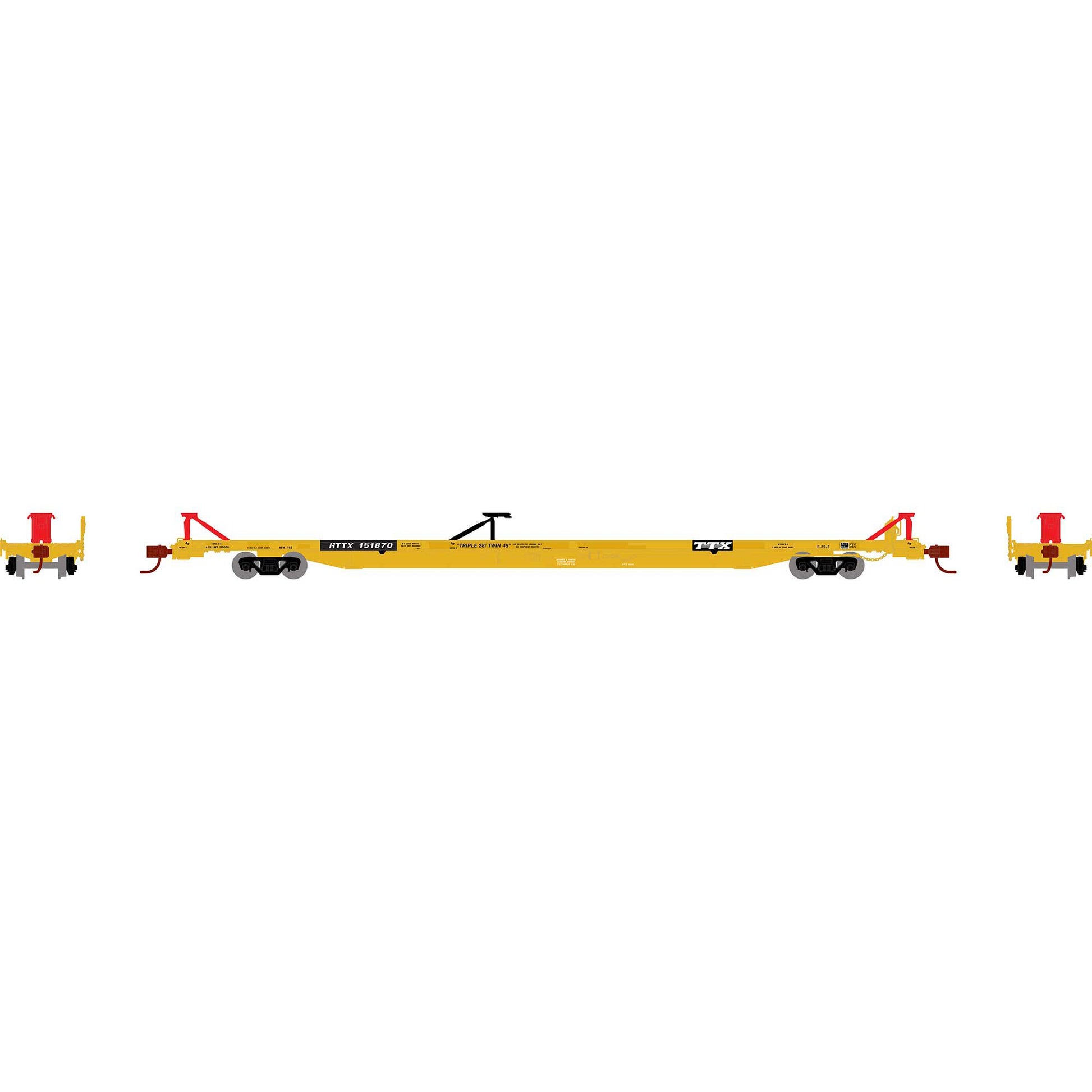 N F89F Trailer, RTTX/Yellow 1991 Logo #151870