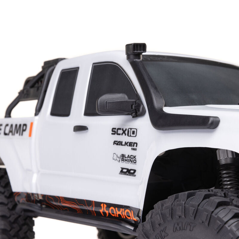 1/10 SCX10 III Base Camp 4X4 Rock Crawler Brushed RTR, White - Xtreme RC