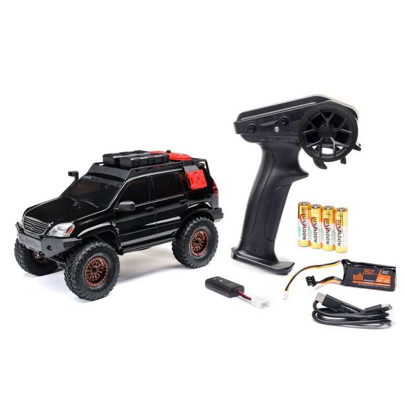SCX24 Lexus GX 470: 1/24 4WD RTR, Black - Xtreme RC