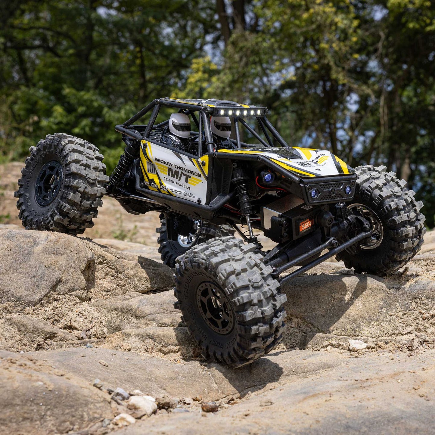 UTB18 Capra 4WS 1/18th 4x4 RTR, Yellow