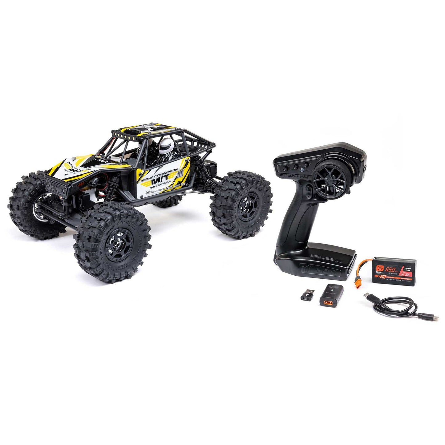 UTB18 Capra 4WS 1/18th 4x4 RTR, Yellow