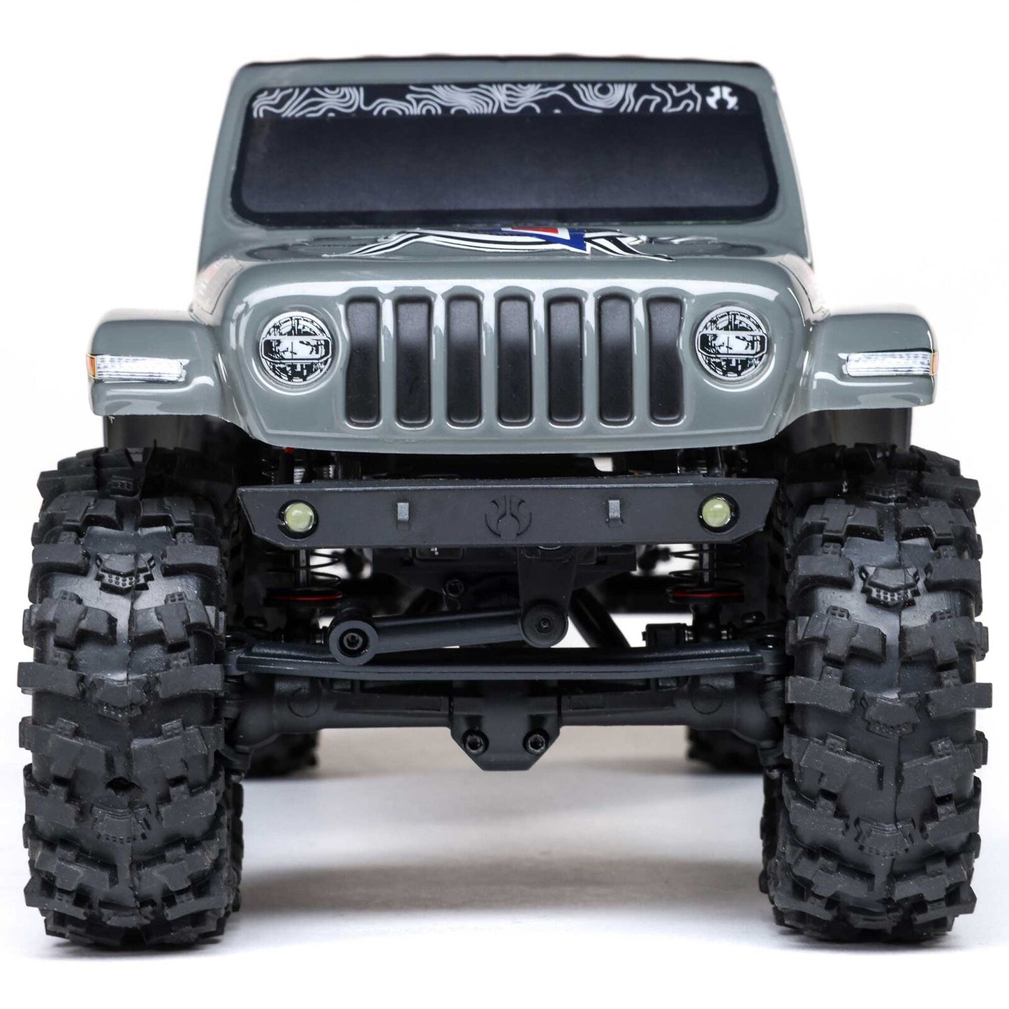 SCX24 Summit Racing Jeep Gladiator 4x4 Rock Crawler RTR, Gray