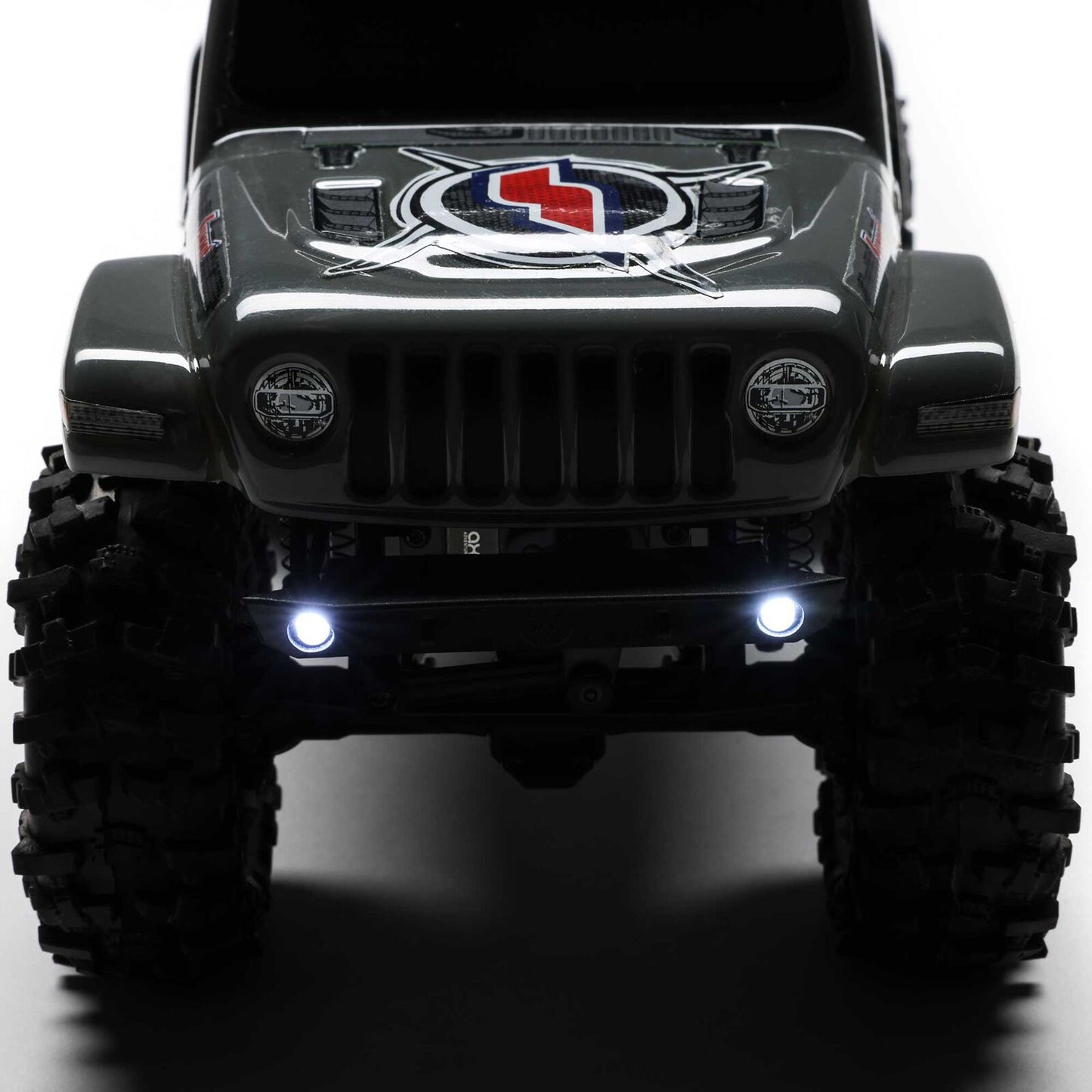 SCX24 Summit Racing Jeep Gladiator 4x4 Rock Crawler RTR, Gray