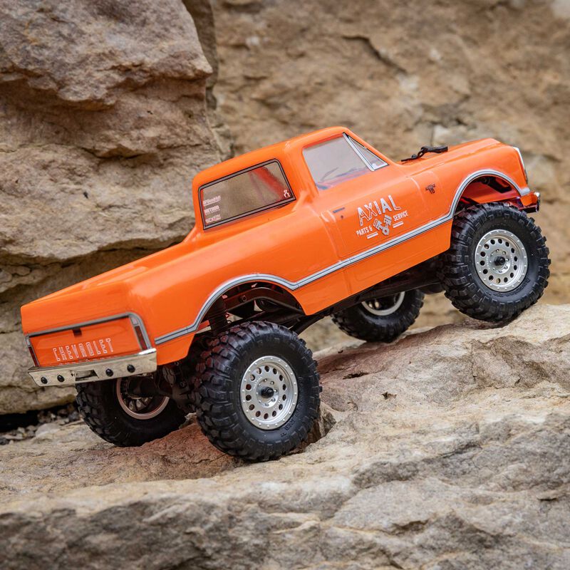 1/24 SCX24 1967 Chevrolet C10 4WD Truck RTR, Orange - Xtreme RC
