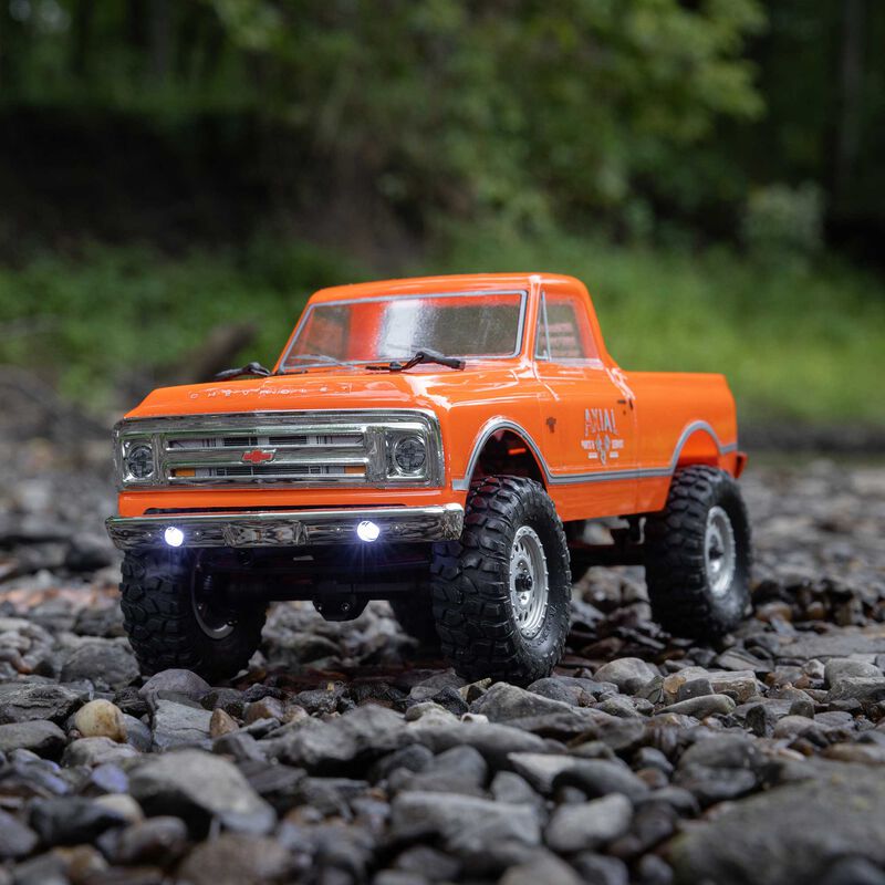 1/24 SCX24 1967 Chevrolet C10 4WD Truck RTR, Orange - Xtreme RC