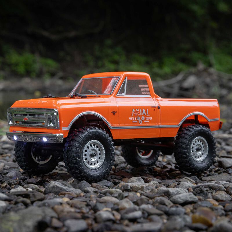 1/24 SCX24 1967 Chevrolet C10 4WD Truck RTR, Orange - Xtreme RC