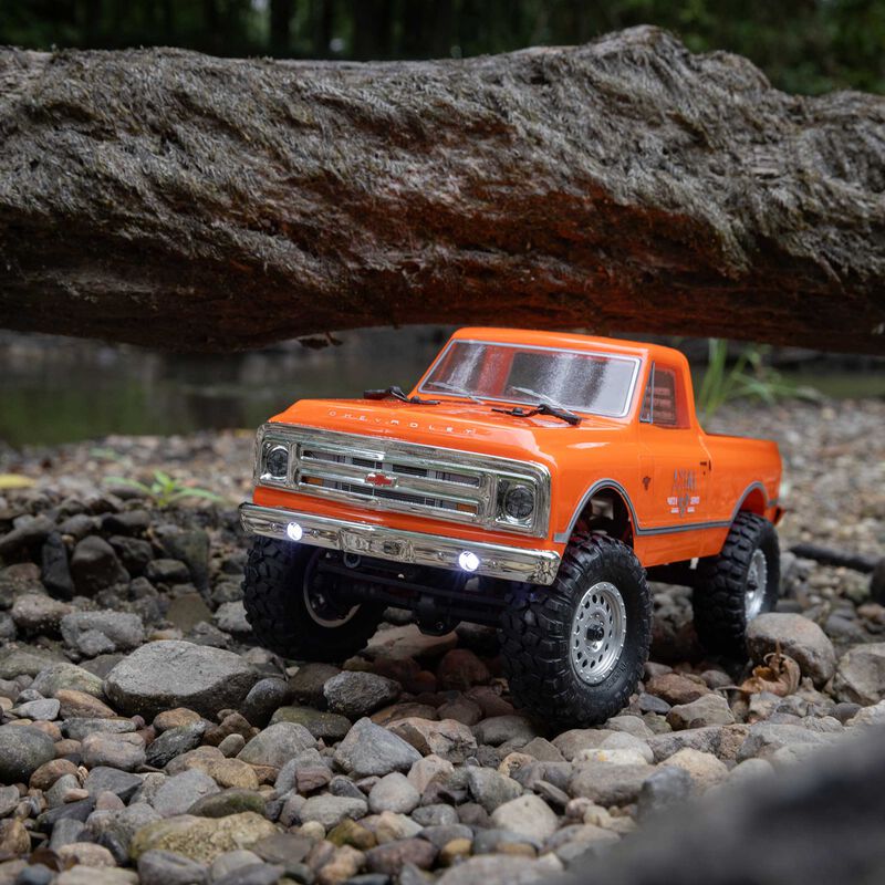 1/24 SCX24 1967 Chevrolet C10 4WD Truck RTR, Orange - Xtreme RC