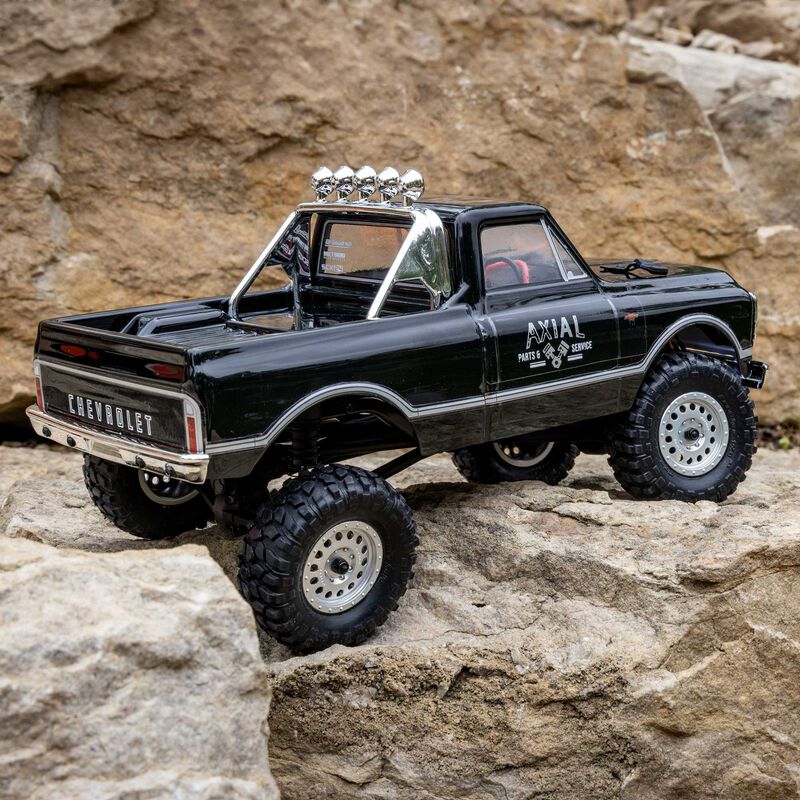 1/24 SCX24 1967 Chevrolet C10 4WD Truck RTR, Black - Xtreme RC