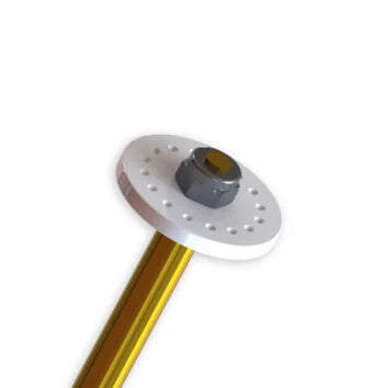 Shock Piston Blanks-CNC, flat/flat, 16 dimples - Xtreme RC