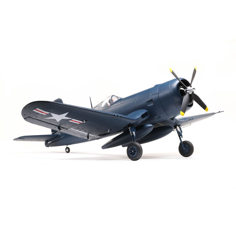 F4U-4 Corsair 1.2m BNF Basic with AS3X and SAFE Select - Xtreme RC