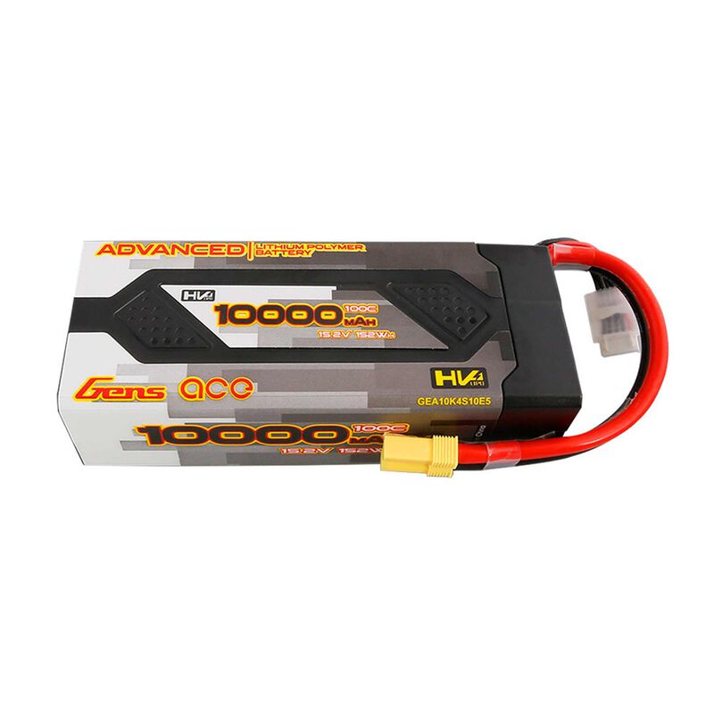 Advanced G-tech smart 10000mAh 15.2V 100C 4S2P HardCase Lipo Battery Pack 61# with EC5 - Xtreme RC