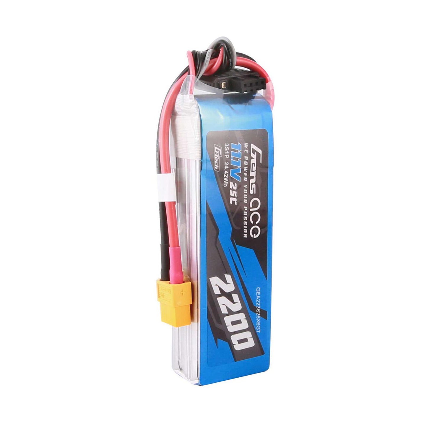 11.1V 2200mAh 3S 25C G-Tech Smart LiPo: XT60