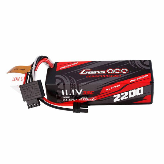 2200mAh 3S 35C 11.1V HardCase G-Tech Lipo Battery Pack with IEC2 Plug for Grom