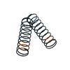 Shock Spring Set (1.5 x 9.75T, 3.71lb/in, 78mm, orange) - Xtreme RC