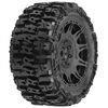 Trencher 5.7in Tires Mounted on Raid Black 8x48 Removable 24mm Hex Wheel 2 for X-MAXX, KRATON 8S & Other Large Vehicles Front or Rear - Xtreme RC
