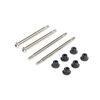 Outer Hinge Pins, 3.5mm, Electro Nickel (2): 8X - Xtreme RC