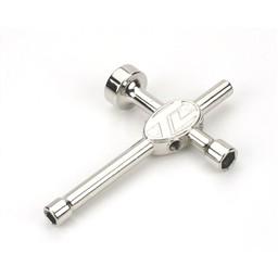 4-Way Wrench Steel(17mm,10mm,8mm,1/4")LST2,XXL/2 - Xtreme RC