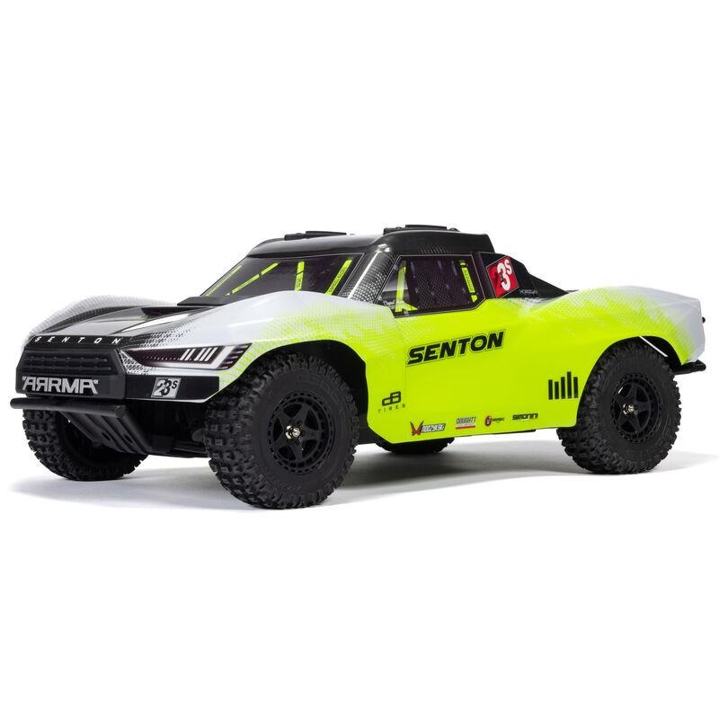 1/10 SENTON 4X4 223S BLX BRUSHLESS SHORT COURSE TRUCK RTR WITH DSC, YELLOW