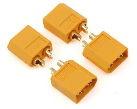 XT60 Connectors (4 Male) - Xtreme RC