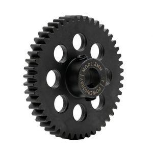 Power Hobby Hardened Steel 44 Tooth Mod1 8mm Pinion Gear with 2 Grub Screws - Xtreme RC