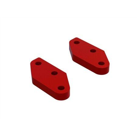 Aluminum Steering Plate A (Red) (2) - Xtreme RC