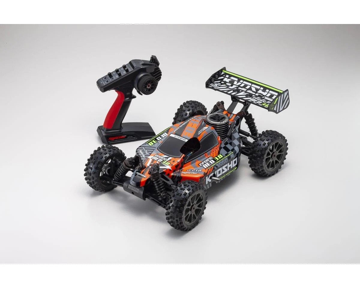 Kyosho Inferno NEO 3.0 1/8 RTR Off Road Nitro Buggy Type-3 (Red) w/Syncro KT-231P 2.4GHz Radio - Xtreme RC