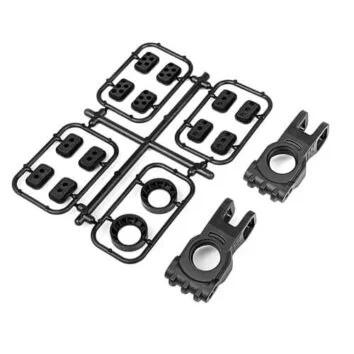 Rear Hubs and Bearing Spacers (+/-2mm, adj roll center, L/R, EB/NB48 2.1 - Xtreme RC