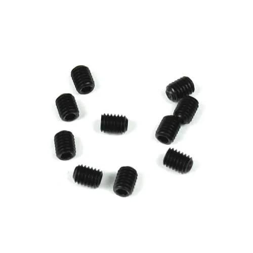 M3x4mm Set Screws (black, 10pcs) - Xtreme RC
